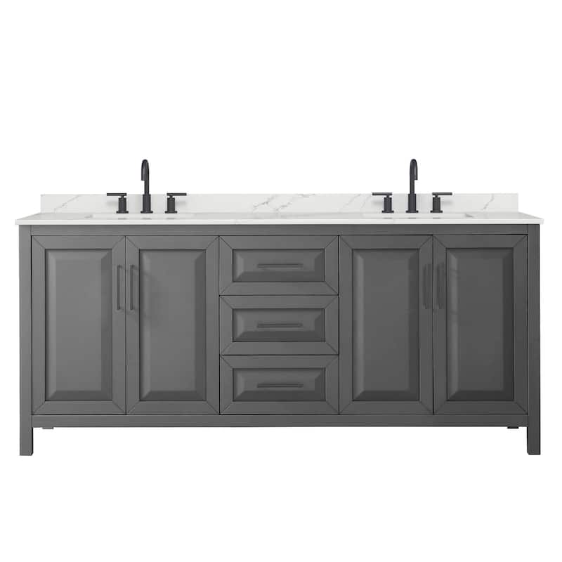 Wyndham Collection WCV252580D-QTZ-US3MXX Daria 80" Free Standing
