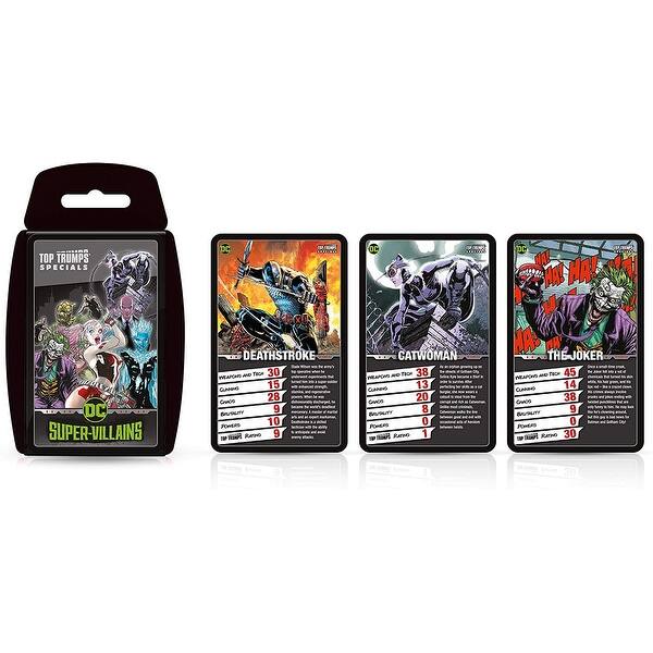 slide 2 of 4, DC Comics Super-Villains Top Trumps Card Game