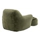preview thumbnail 14 of 42, Bean Bag Chair, Comfy Bean Bag Sofa with Back Support, With Footstool,Faux Fur Bean Bag Chair