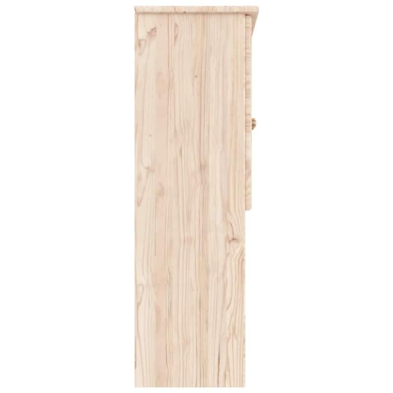 vidaXL Dresser Top ALTA 30.3"x11.8"x36.2" Solid Wood Pine - 30.3" x 11.8" x 36.2"