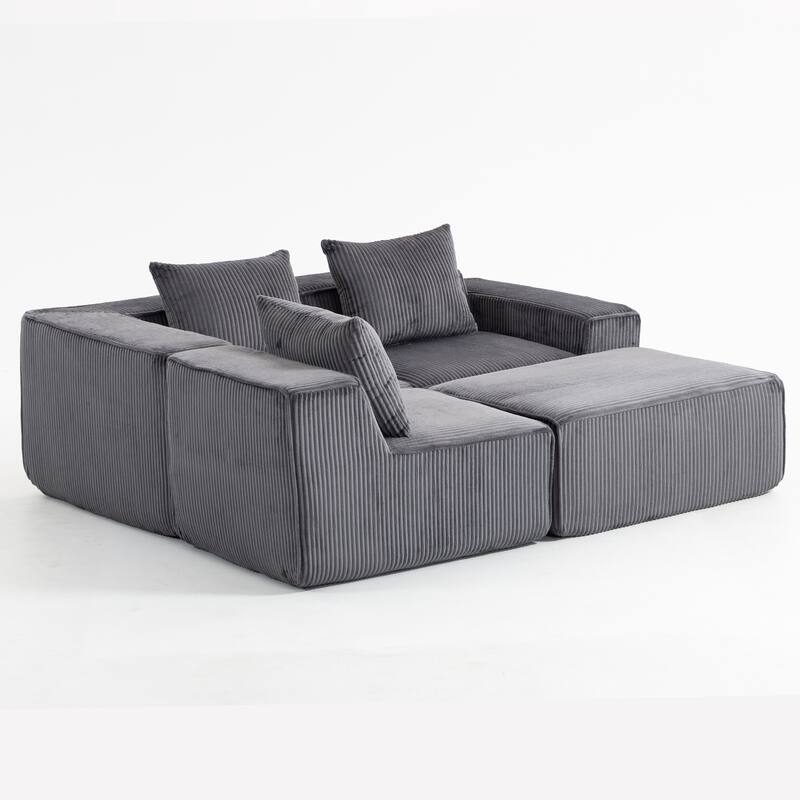 Multi Person Modular Compression Sofa That Can Be Freely