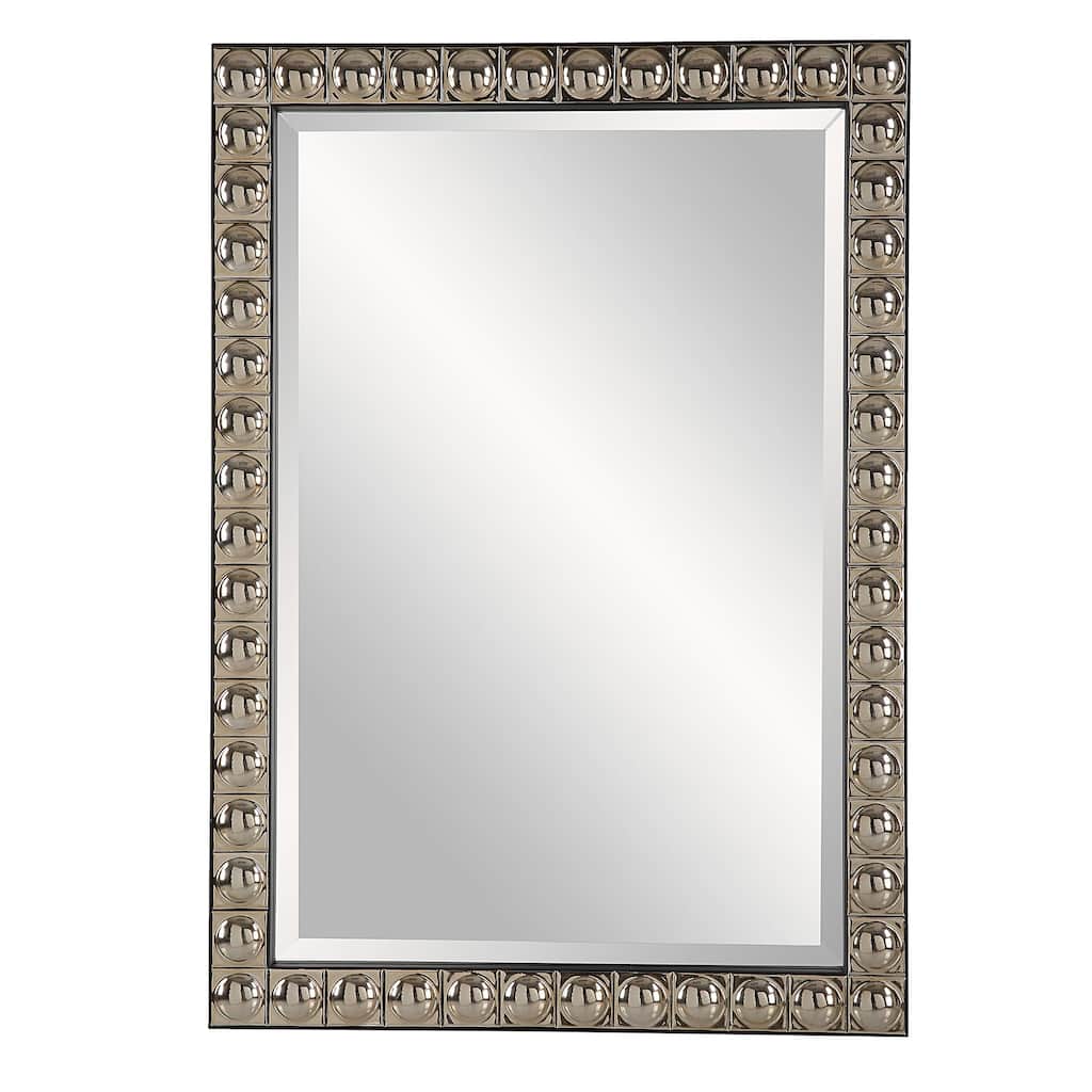 Uttermost Silvio Tiled Vanity Mirror - 23.13"W x 32.75"H x 1.63"D