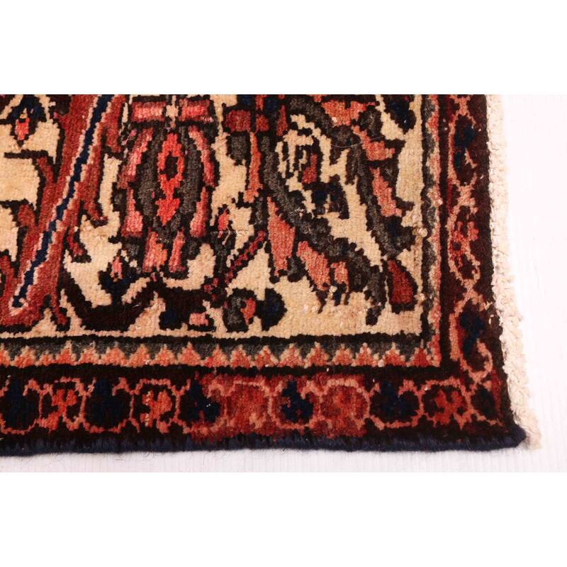 ECARPETGALLERY Hand-knotted Anatolian Vintage Cream Wool Rug - 4'11 x 6'9