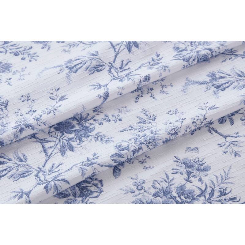 Laura Ashley Walled Garden Shower Curtain -- slub dobby 180gsm