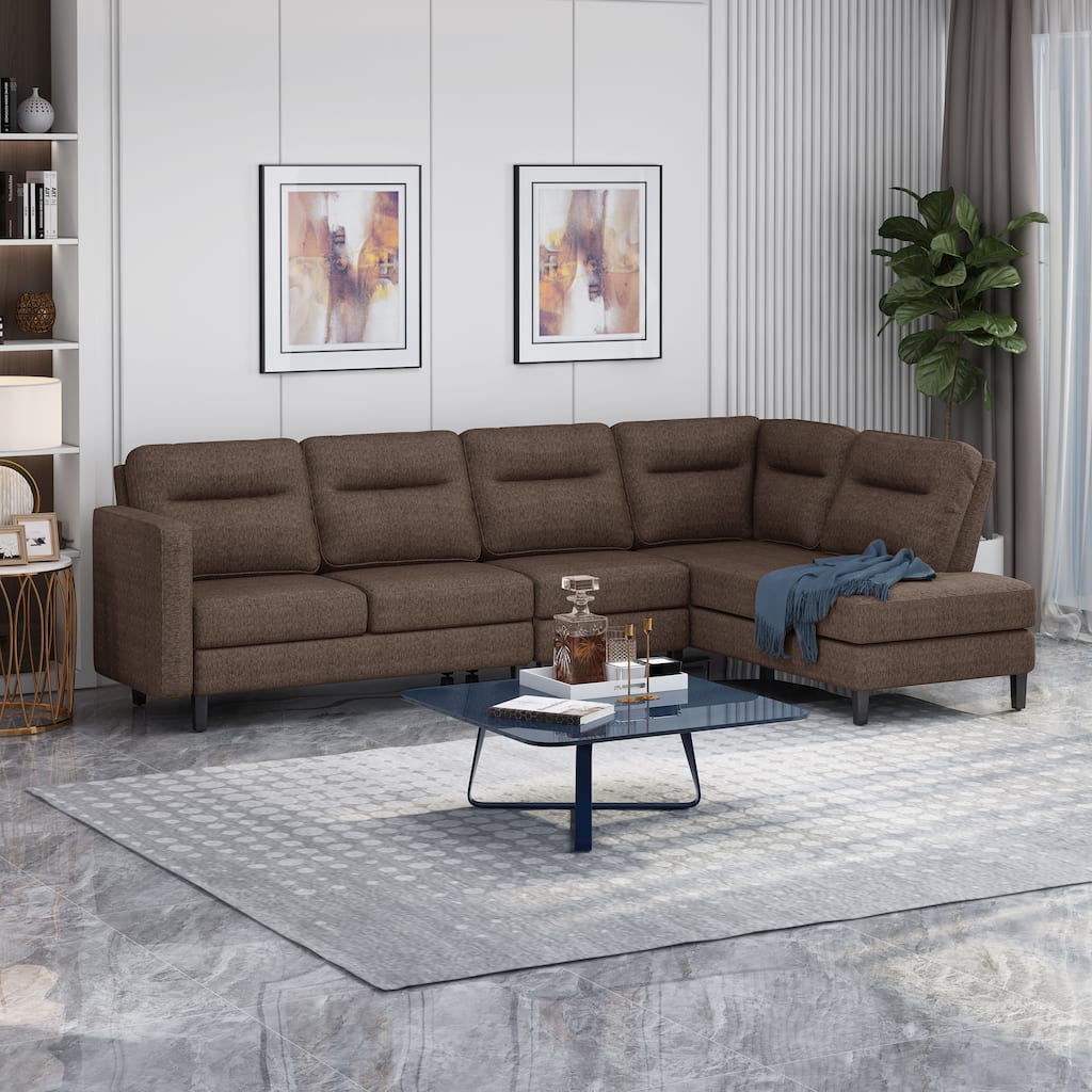 Ledgemere Modern 3-pc. Sectional Sofa w/ Chaise Lounge by Christopher Knight Home