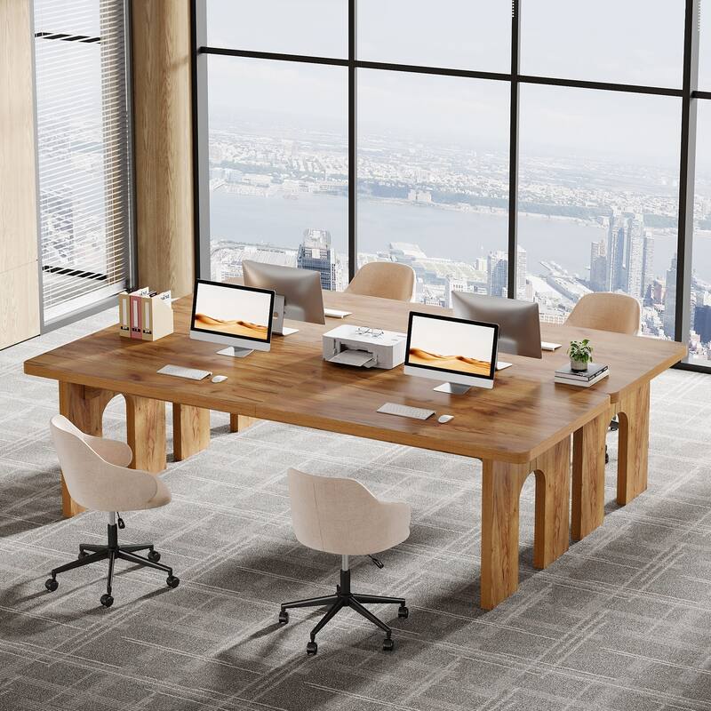 78.7 Inches Large 2 Person Computer Desk for Home Office