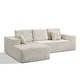 preview thumbnail 2 of 24, Oversized Loveseat Chaise Lounge Chair Indoor Comfy Deep Seat Sleeper Couch - 1 Set