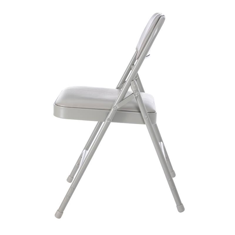 4 Pack Hampden Furnishings Bernadine Collection Vinyl Padded Folding Chair