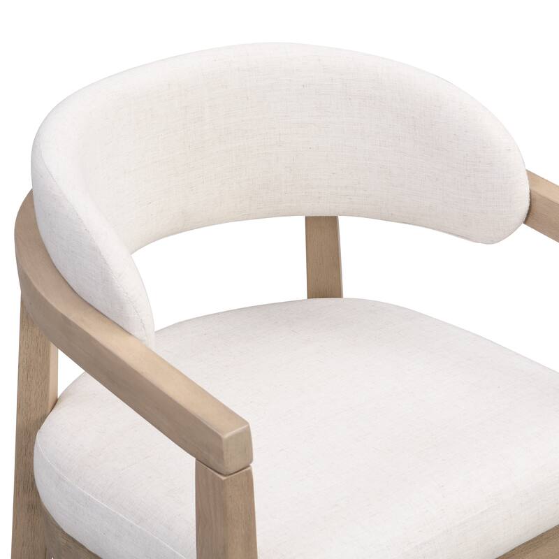Christopher Knight Home - Marlowe Rubberwood Upholstered 7 Piece Dining Set