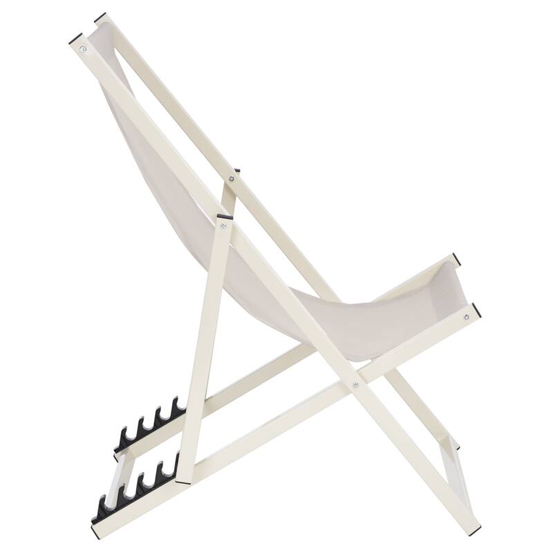 SAFAVIEH Outdoor Malaya Set of 2 Sling Chairs - 36" W x 22" D x 30" H - 36Wx22Dx30H