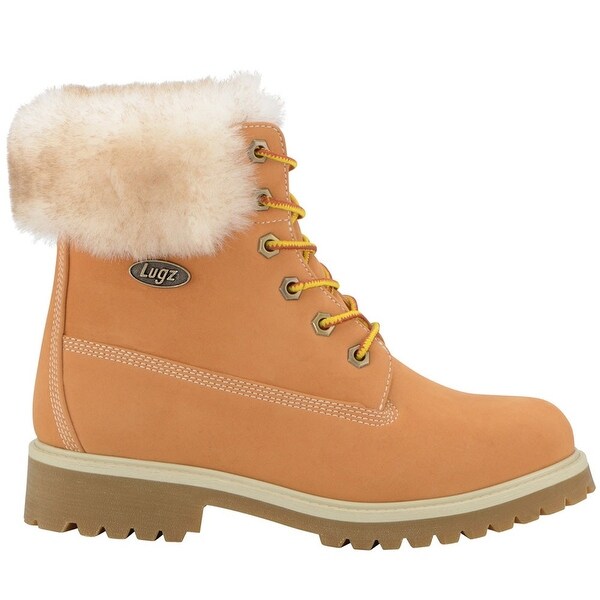 beige fur boots