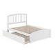 preview thumbnail 1 of 5, Richmond Full Bed with Footboard and Twin Trundle in White