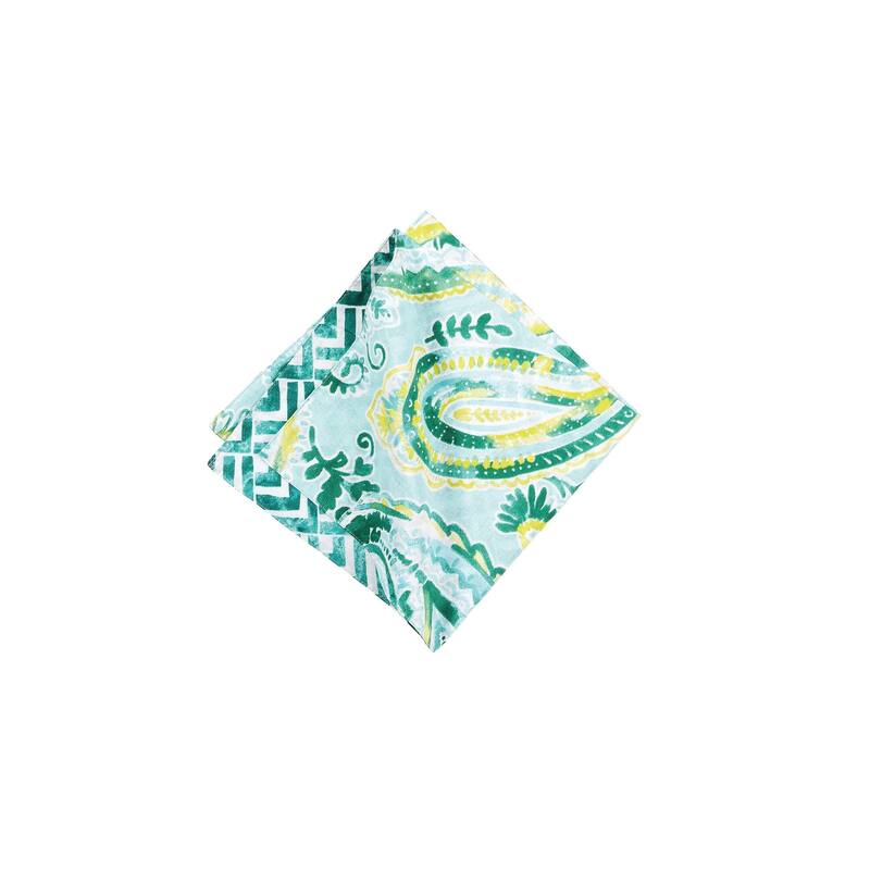Jade Cotton Reversible Napkin Set of 6 - Set of 6