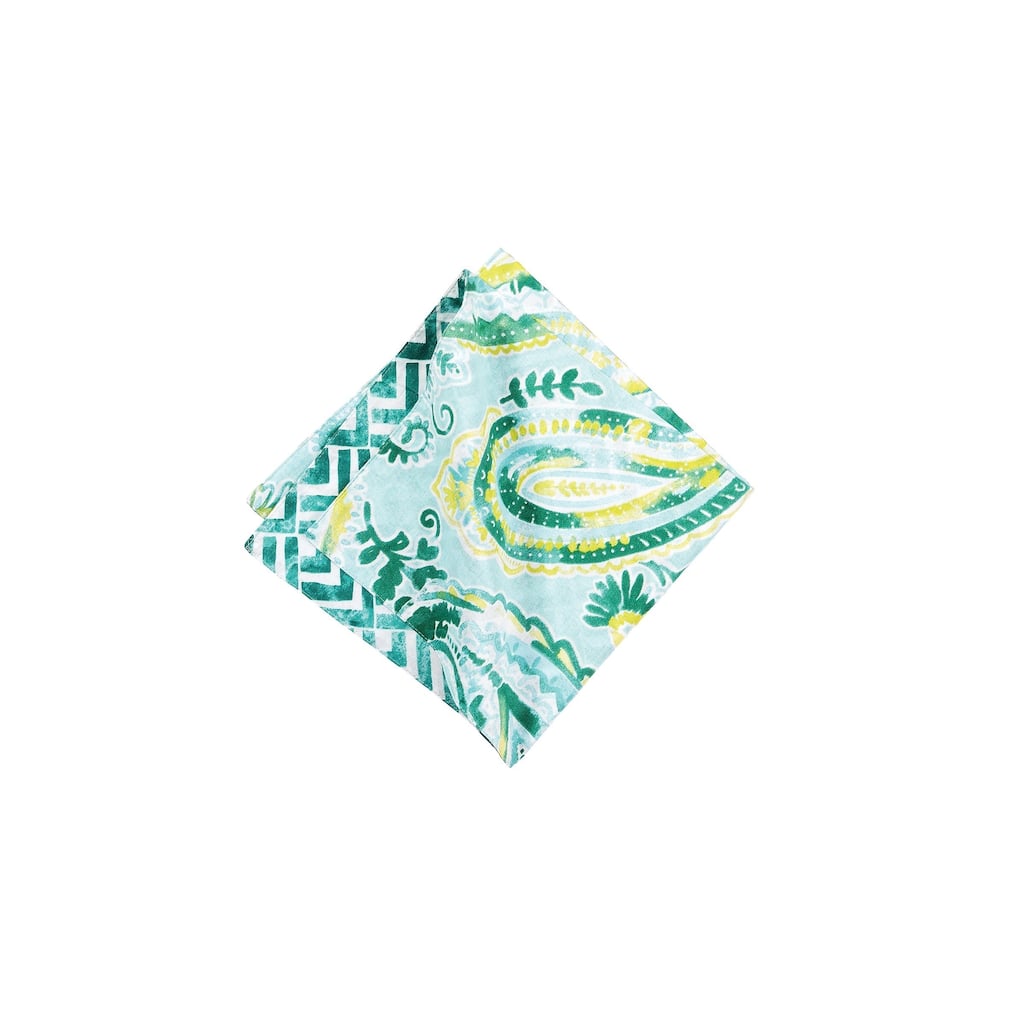 Jade Cotton Reversible Napkin Set of 6 - Set of 6