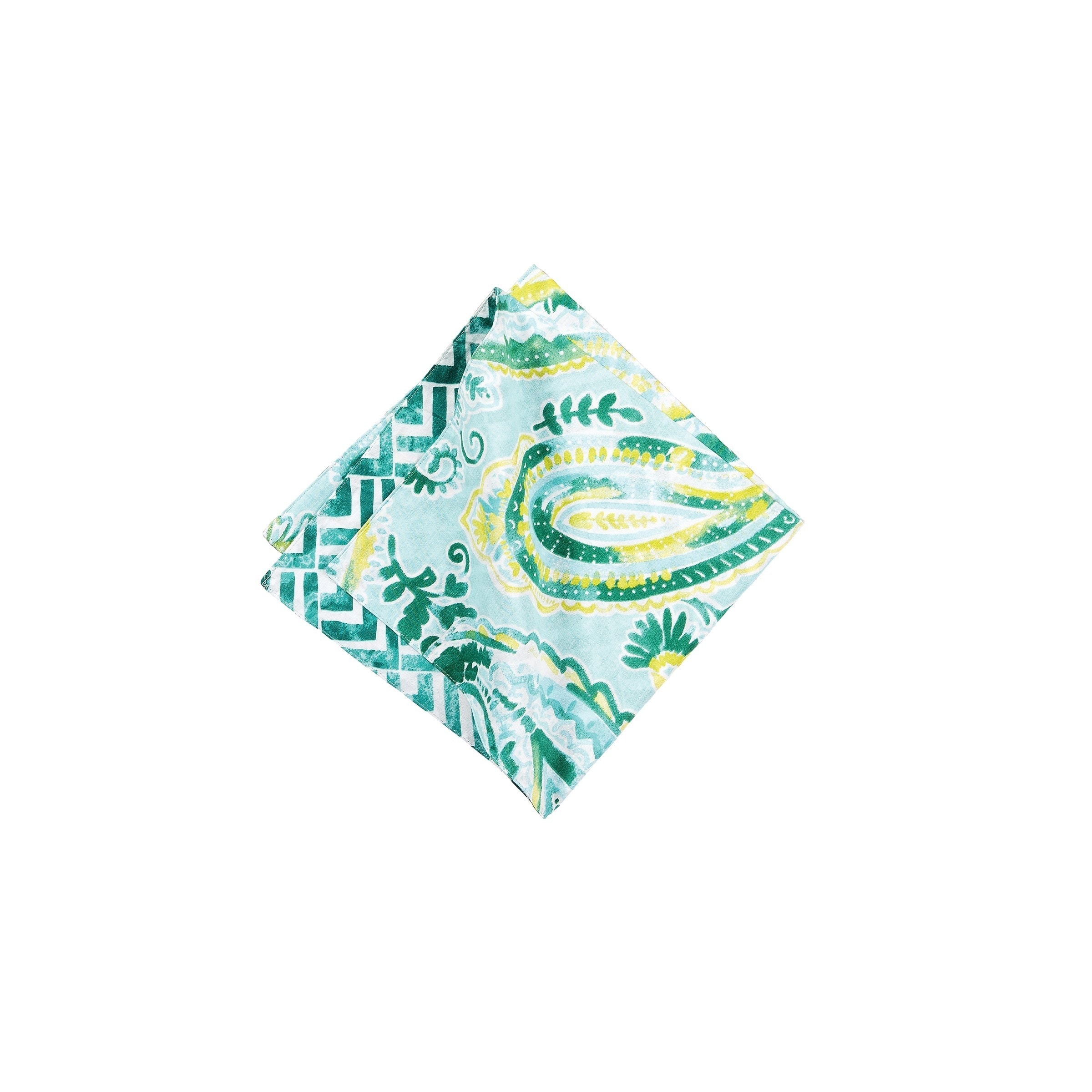 Jade Cotton Reversible Napkin Set of 6 - Set of 6