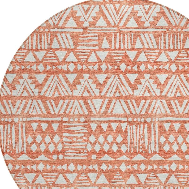 HomeRoots Southwestern Transitional Rectangle Outdoor Rug