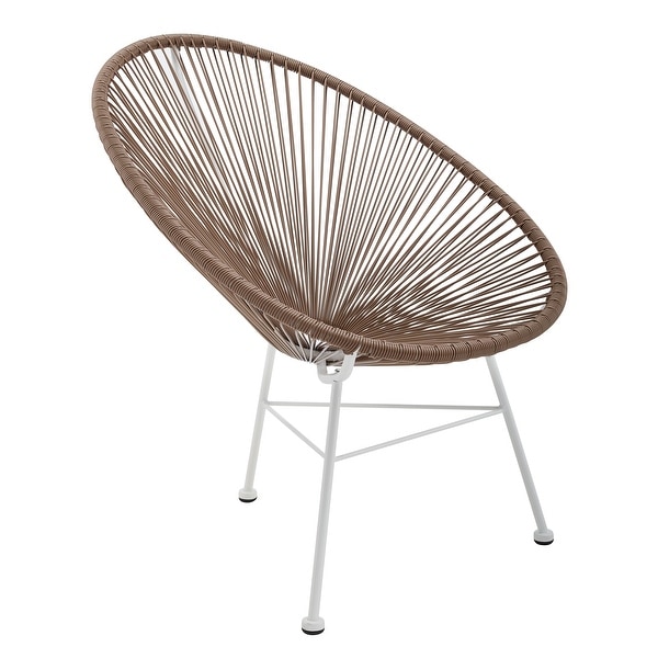 modern wicker armchair