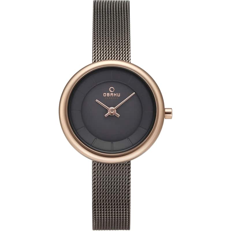 Obaku Women's Classic Black Dial Watch - V146LXVJMJ - 6 (36)