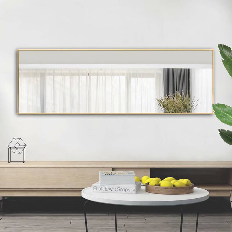 Modern Large Aluminum Alloy Full-Length Mirror With Standing