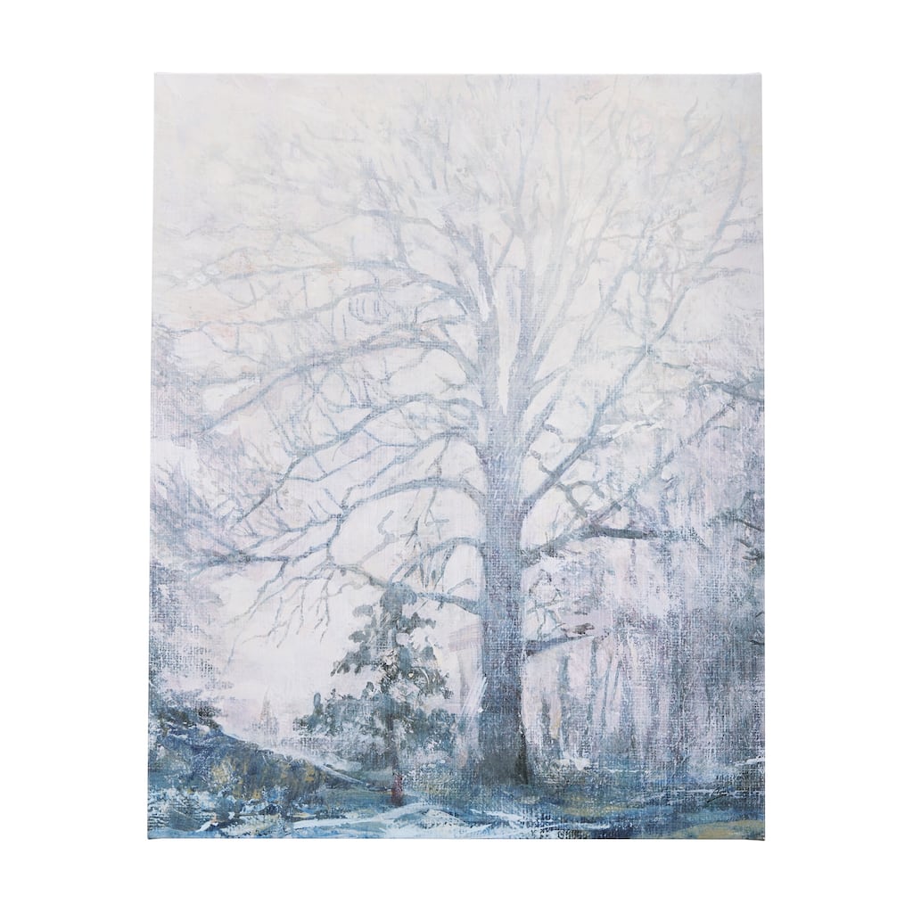 A Fresh Winter Morning I (32 x 40) Canvas Art Print