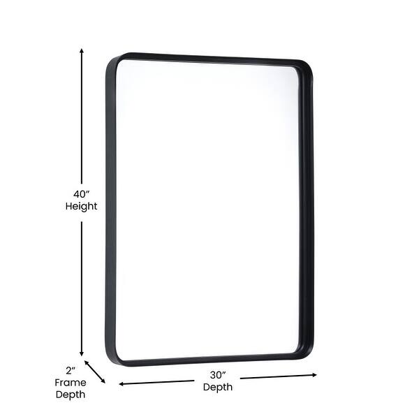Large Rectangular Accent Mirror with 2 Inch Deep Frame - Bed Bath ...