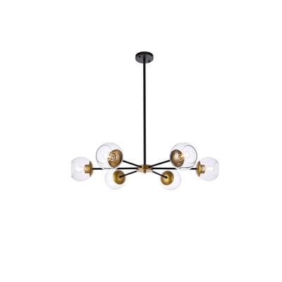 Brooke 36 inch Pendant with Clear Shade