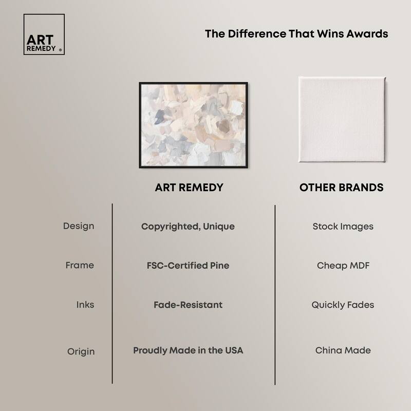 Soft Colors Fade I Canvas by Art Remedy