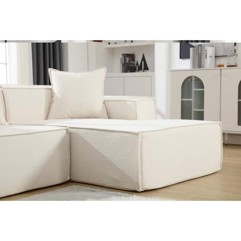 Modular Combination Living Room Sofa Set,Modern Minimalist Sofa,Free Installation Sofa,L-shaped,Italian Minimalist Sofa