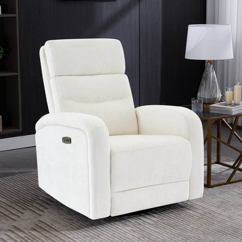 Aemeios Power Swivel Rocker Recliner with USB and Type C Port