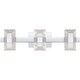 preview thumbnail 2 of 7, Selena Integrated LED Polished Chrome Bath Light with CCT Switch