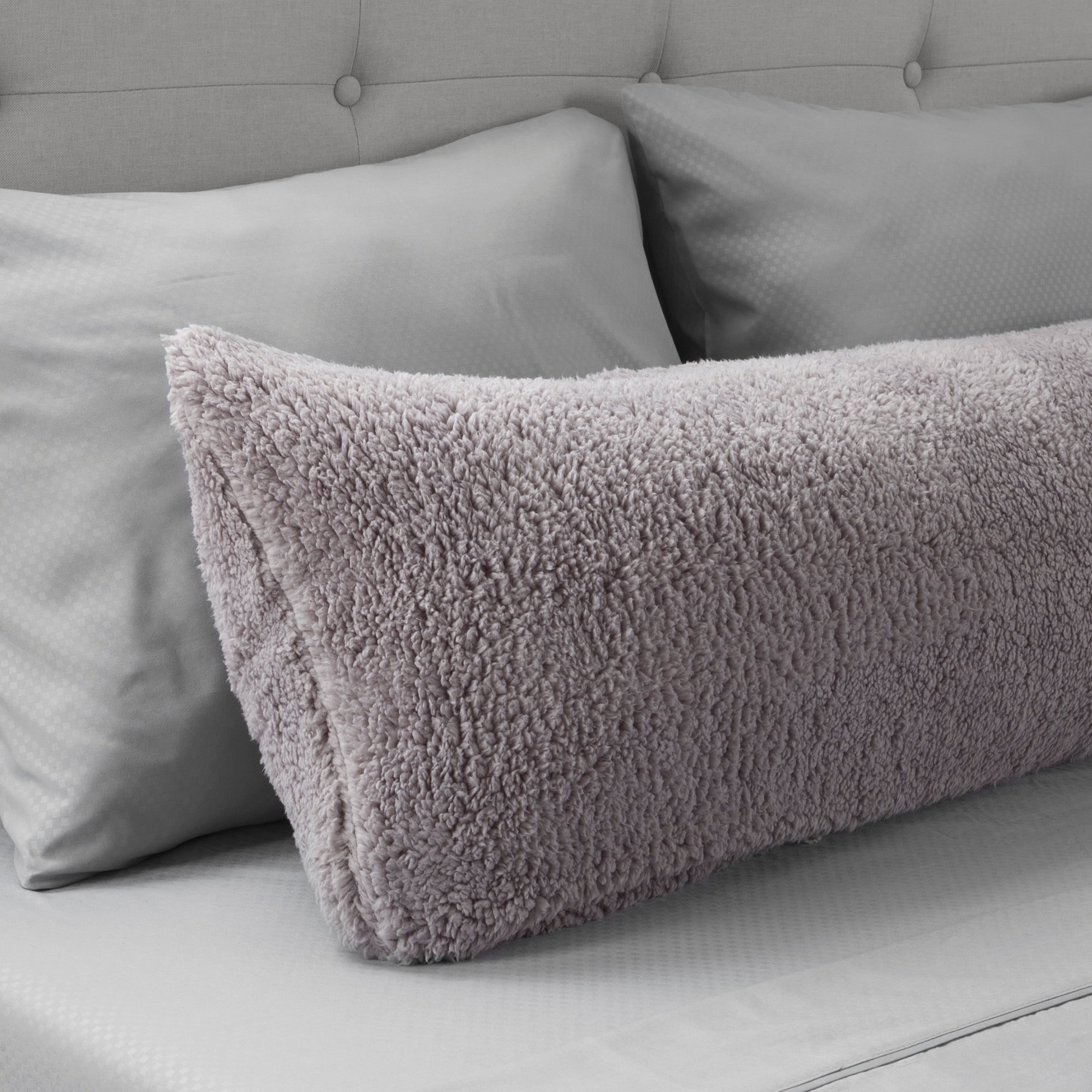 Body Pillow Cover Sherpa With Side Zipper by Windsor Home