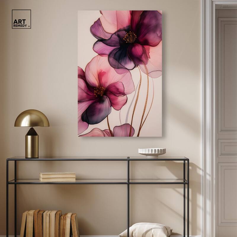 Velvet Verse III Canvas by Art Remedy, Gallery Wrapped