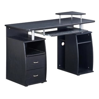 Home Office Executive Style Computer Desk with Storage - Bed Bath ...
