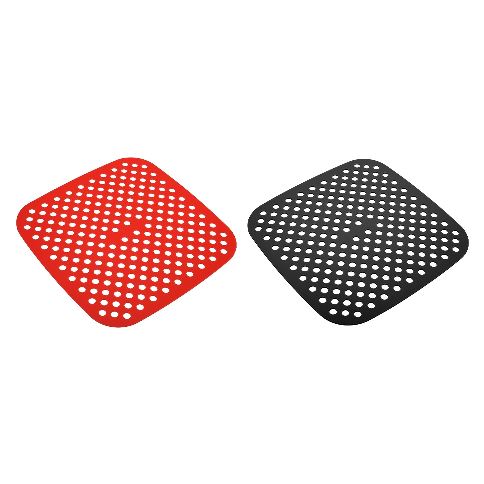 2-Pack Square Silicone Air Fryer Liners 8 Inch for 4 to 6 QT Reusable Air  Fryer