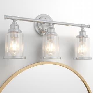 3 Light Vanity Light Fixture,5-Piece All-In-One Bathroom Set - 23.5"x7.37"x12"