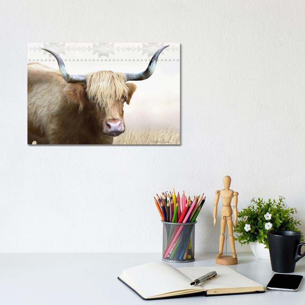 iCanvas "Get Your Horns Up" by Lori Deiter Canvas Print