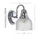 preview thumbnail 88 of 113, Shirley Metal/Glass LED Vanity Light, by JONATHAN Y