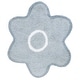 preview thumbnail 3 of 3, SAFAVIEH Handmade Novelty Heidelore Floral Rug 6' Round - Light Grey/Ivory - Round