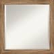 preview thumbnail 3 of 28, Beveled Wood Wall Mirror - Owl Brown Narrow Frame