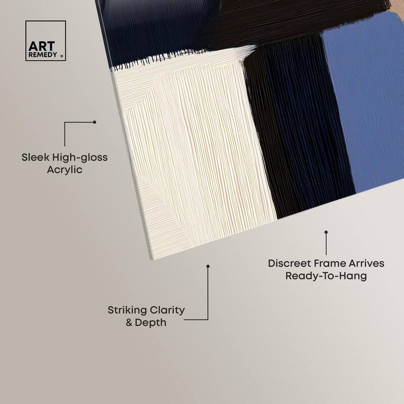 Blue Quietude II Acrylic by Art Remedy, Ready to Hang