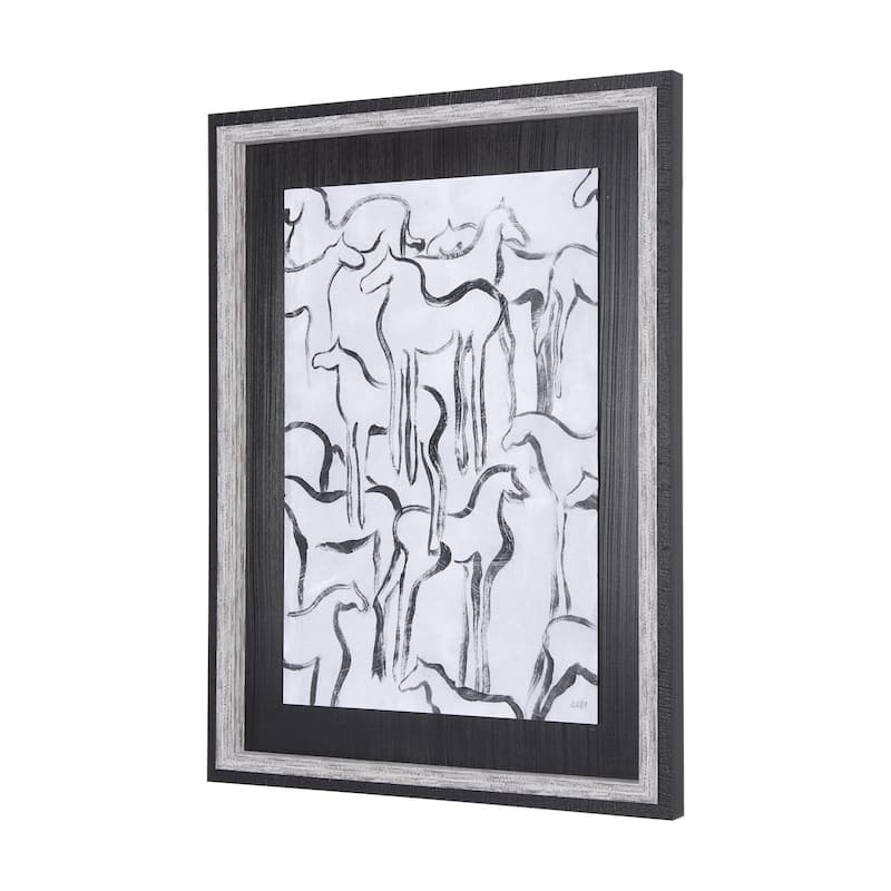 Horse Herd I Framed Art Print