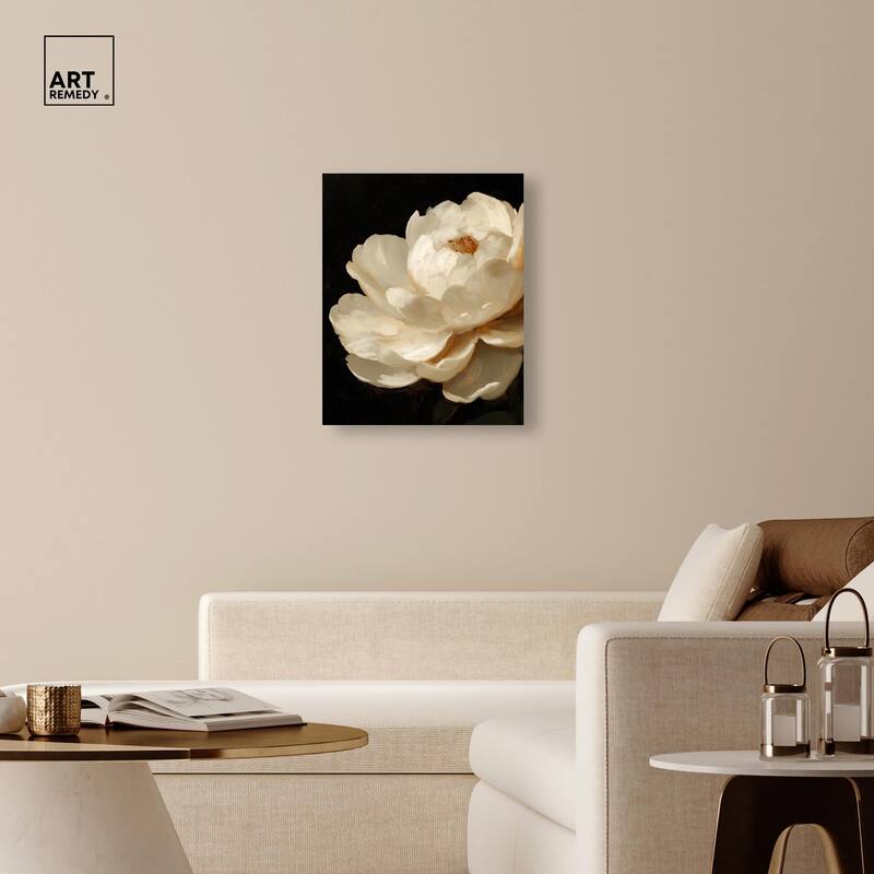 Dramatic Bloom Canvas by Art Remedy, Gallery Wrapped