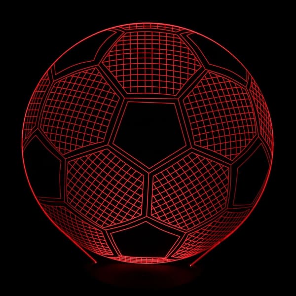 Shop Dc 5v Football Shape 3d Acrylic Led Night Light 7 Color