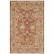SAFAVIEH Anatolia Angeline Traditional Oriental Hand-spun Wool Rug - 2' x 3' - Tan/Ivory