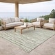 preview thumbnail 6 of 11, Machine Washable Indoor/ Outdoor Modern Milo Chantille Rug