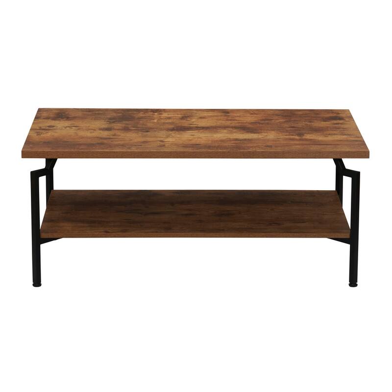 Household Essentials Modern Wood Coffee Table