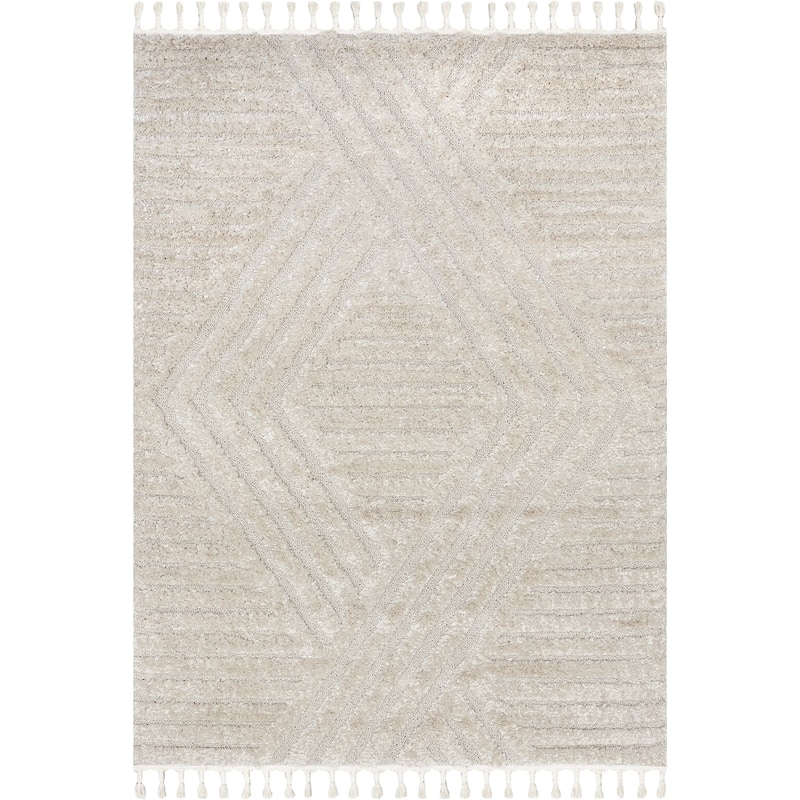 Nuloom Risette Geometric Shag Tassel Area Rug