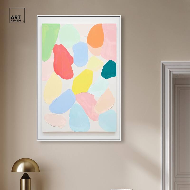 Sorbet Smudges II Canvas by Art Remedy