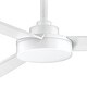 preview thumbnail 3 of 2, Minka Aire Roto Xl Flat White 3 Blade 62 Inch Ceiling Fan Outdoor