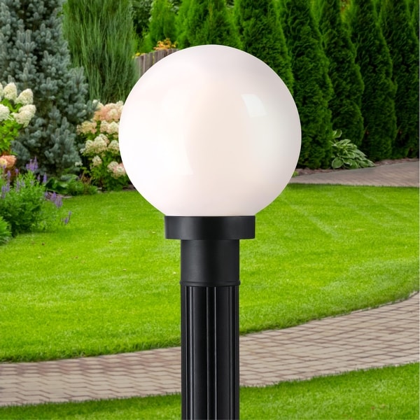 https://ak1.ostkcdn.com/images/products/is/images/direct/e4f44076f98c61e2080b08e74ad8717cf9ad724a/Westinghouse-Lighting-One-Light-Outdoor-Polycarbonate-Post-Top-Fixture%2C-Black-Finish%2C-Opal-Acrylic-Globe.jpg